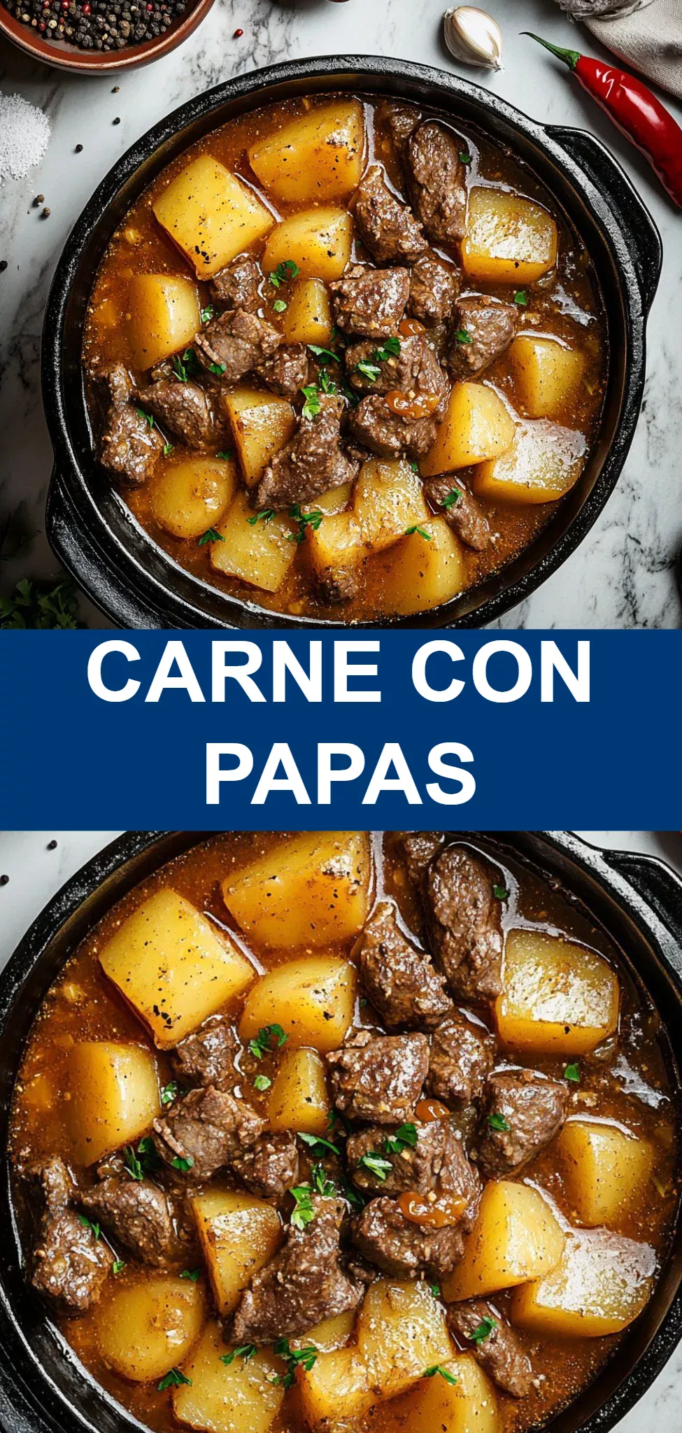 Carne con Papas