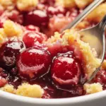 Delicious Cherry 7Up Dump Cake fresh out of the oven