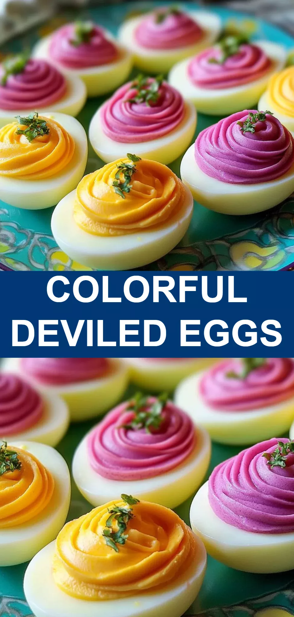 Colorful Deviled Eggs