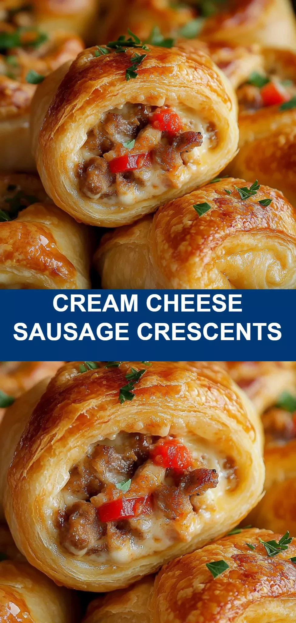 Cream Cheese Sausage Crescents