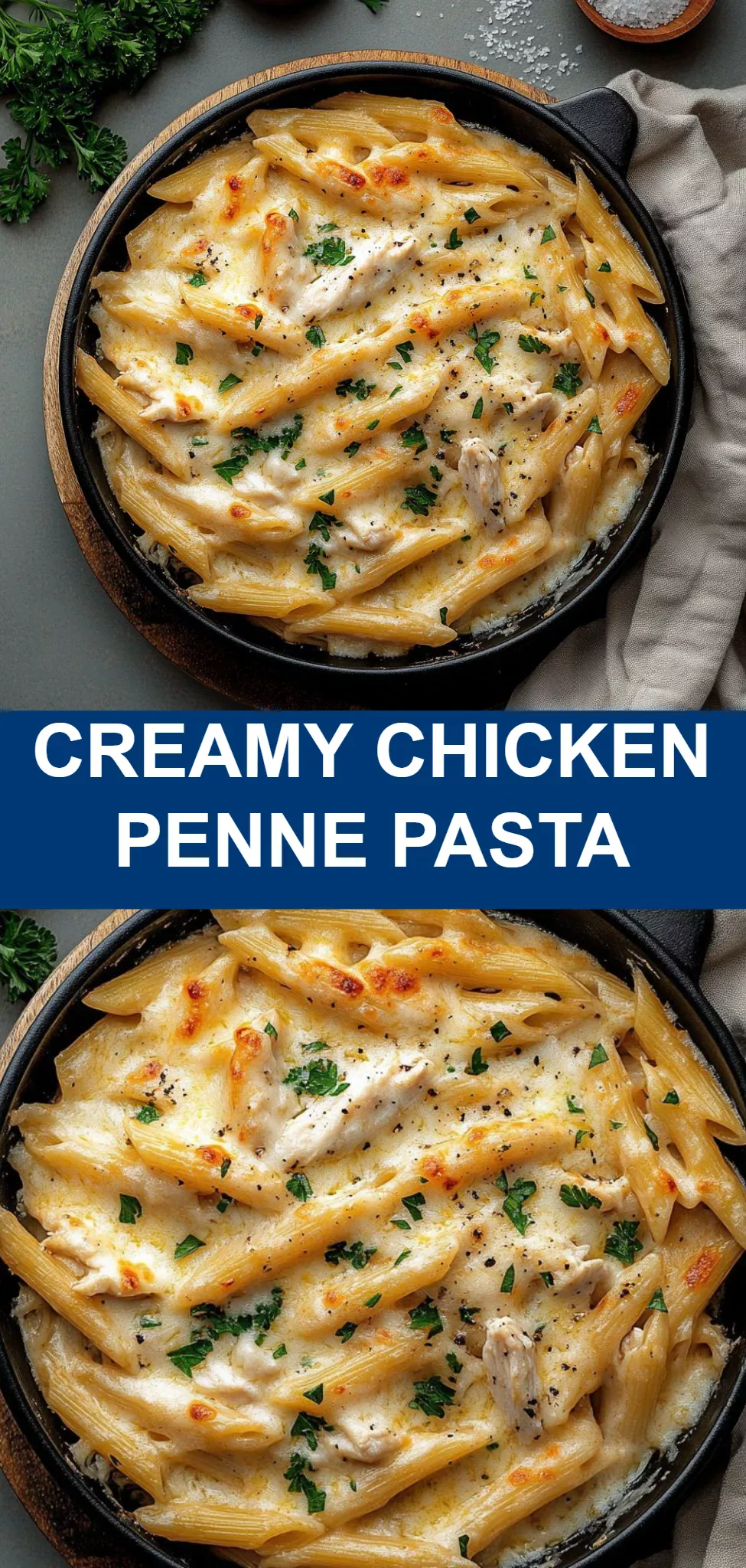 Creamy Chicken Penne Pasta