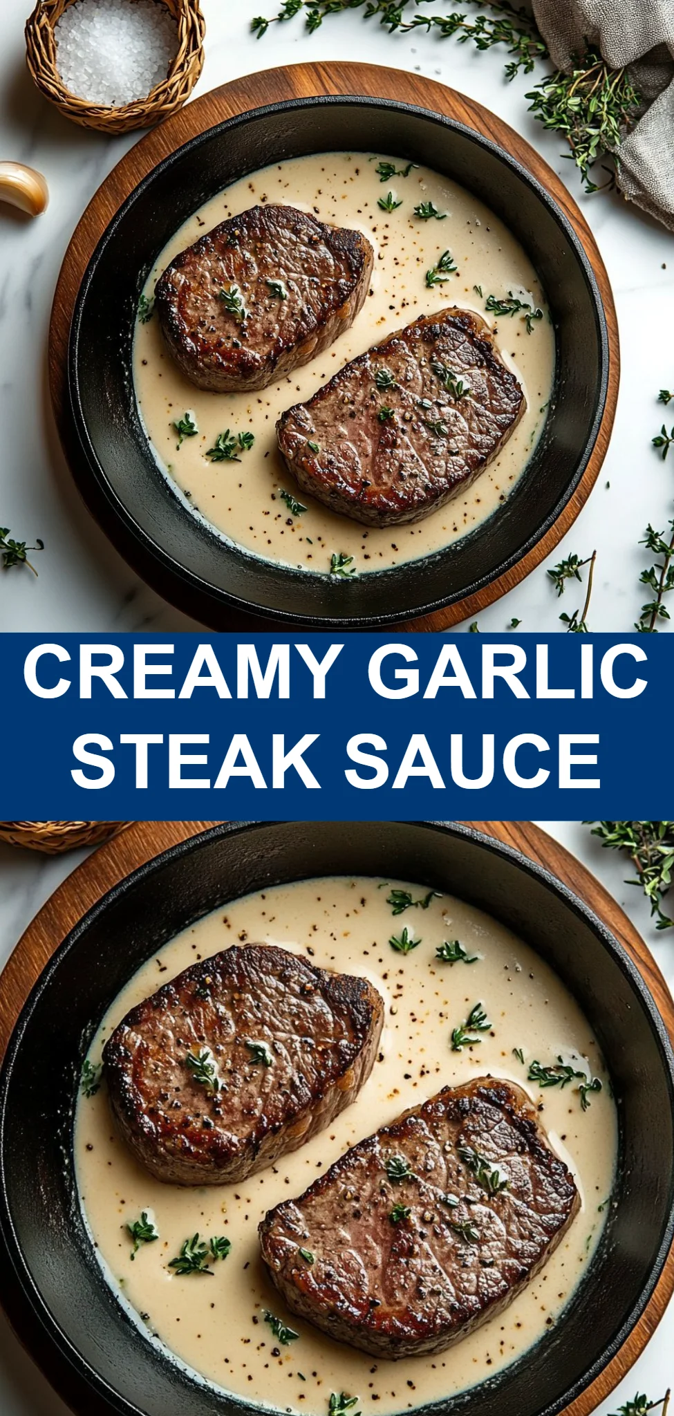 Creamy Garlic Steak Sauce