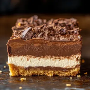 Delicious hazelnut swirl cheesecake bars on a plate with a fork