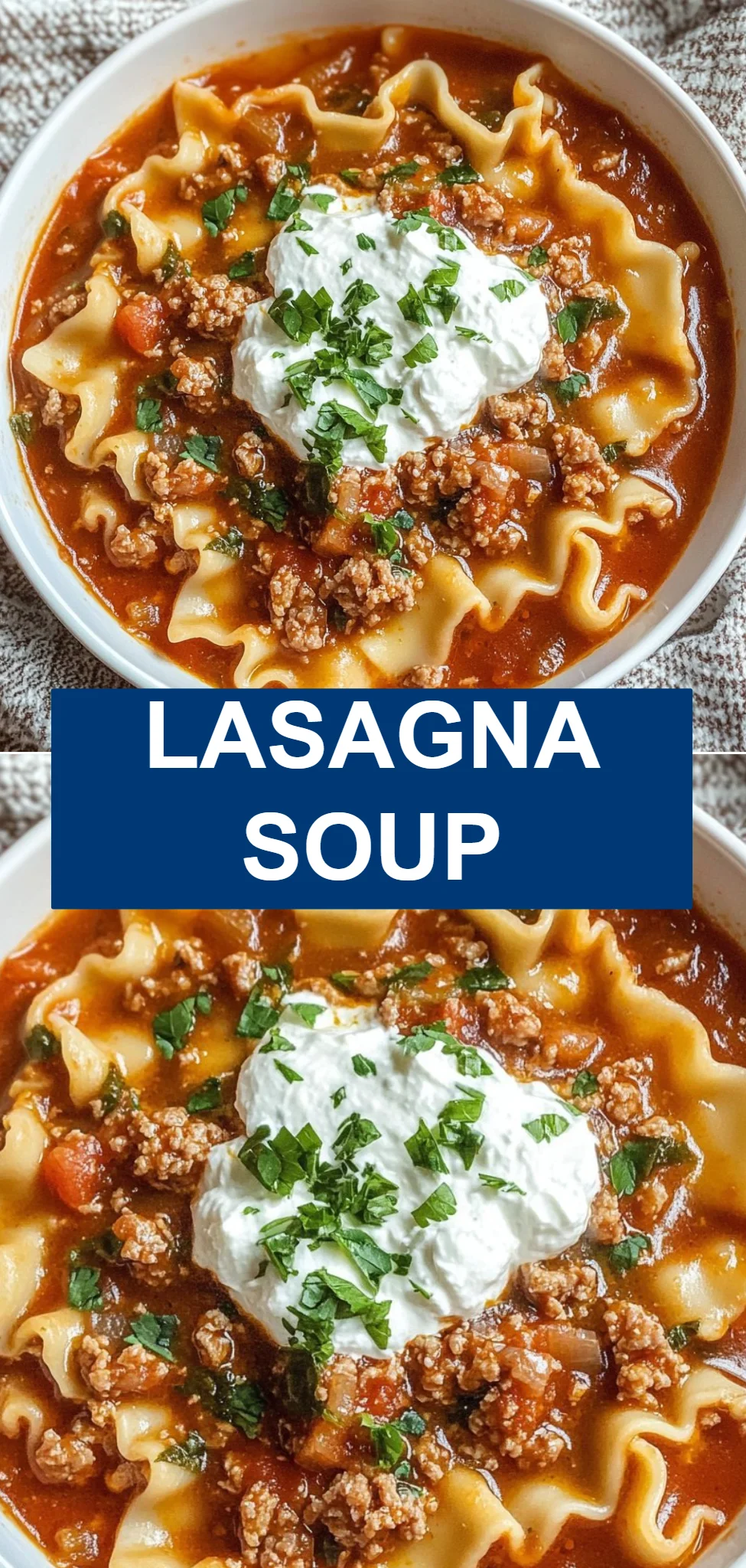 Lasagna Soup