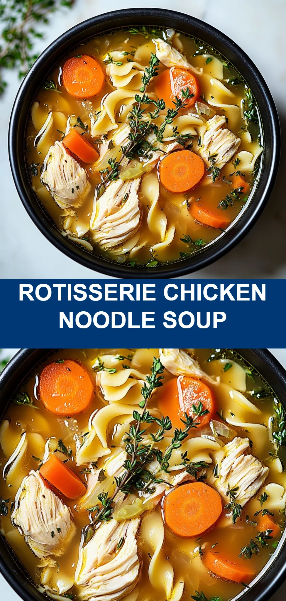 Rotisserie Chicken Noodle Soup