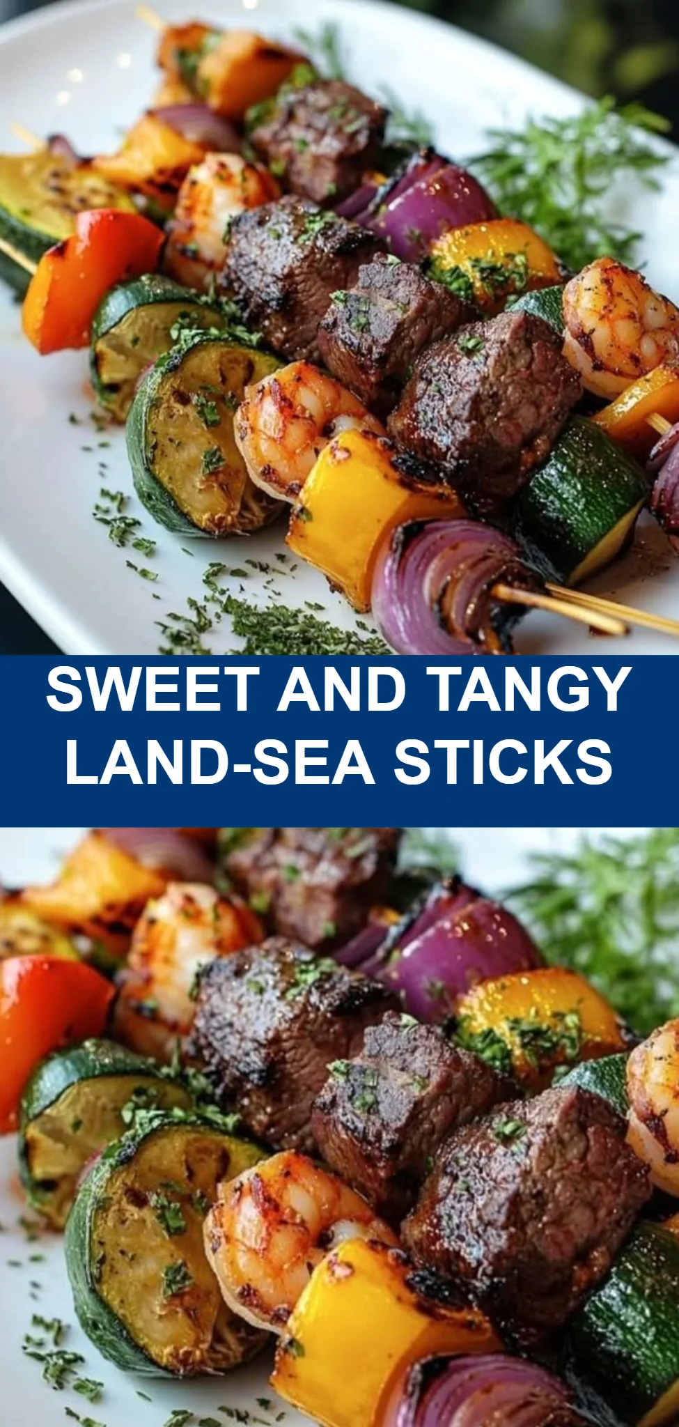 Sweet and Tangy Land-Sea Sticks