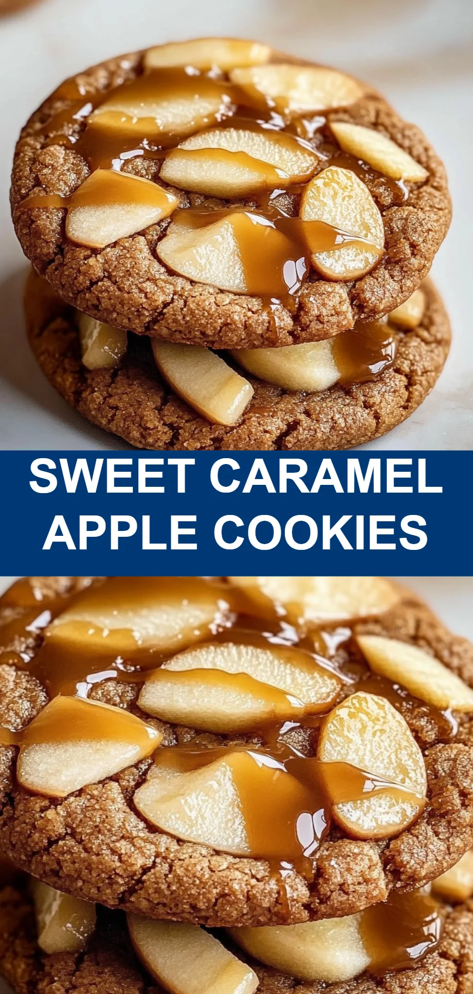 Sweet Caramel Apple Cookies