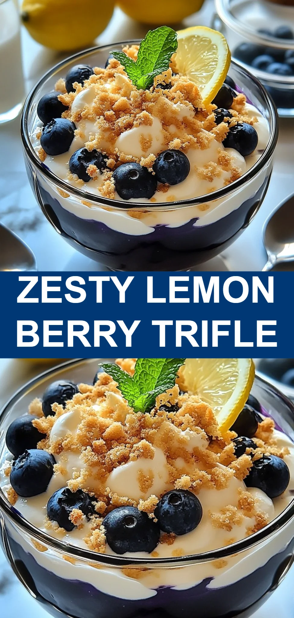 Zesty Lemon Berry Trifle