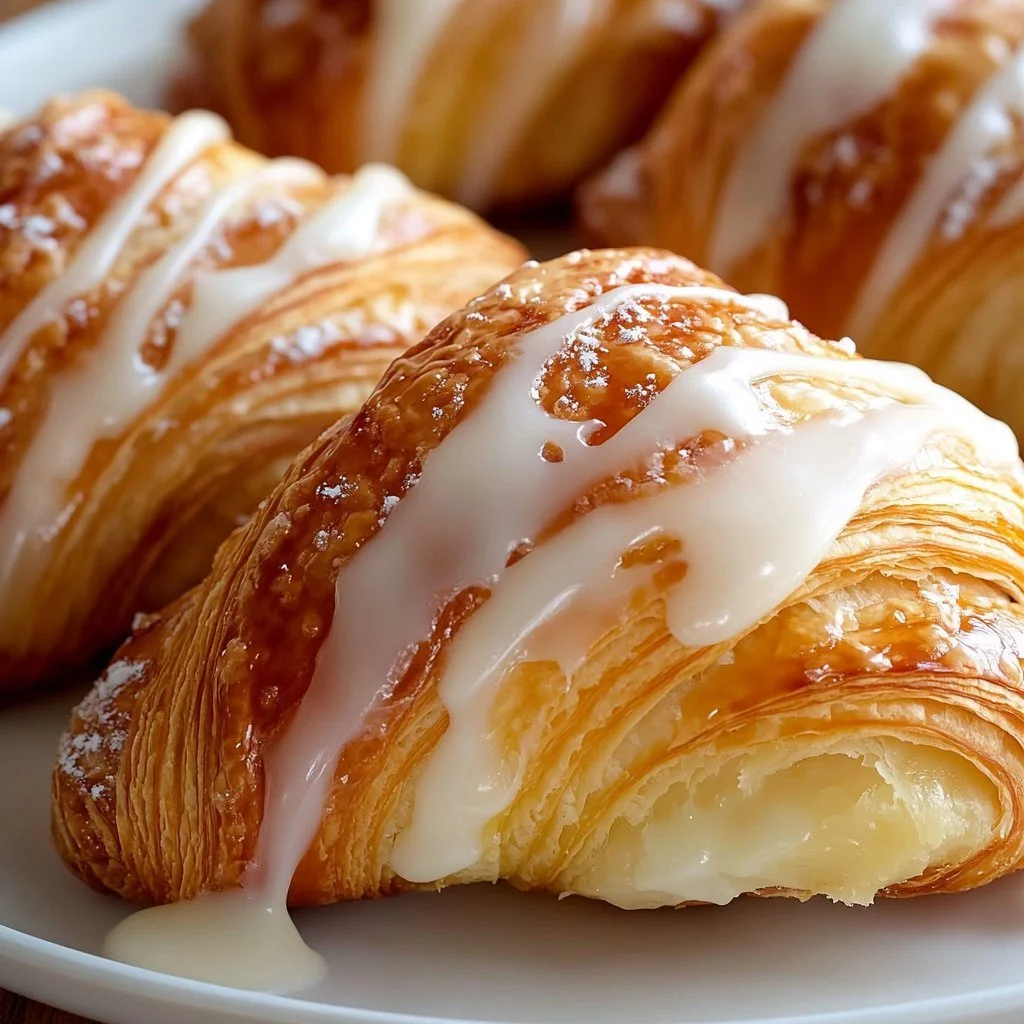 Lemon cheesecake crescent bites with a flaky crust and creamy filling