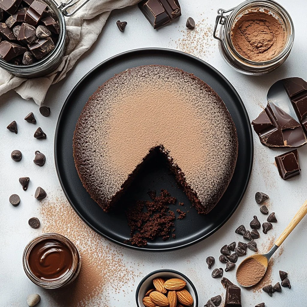 Moist fudgy chocolate cake topped with rich chocolate frosting
