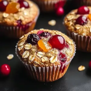 Freshly baked orange cranberry muffins on a cooling rack