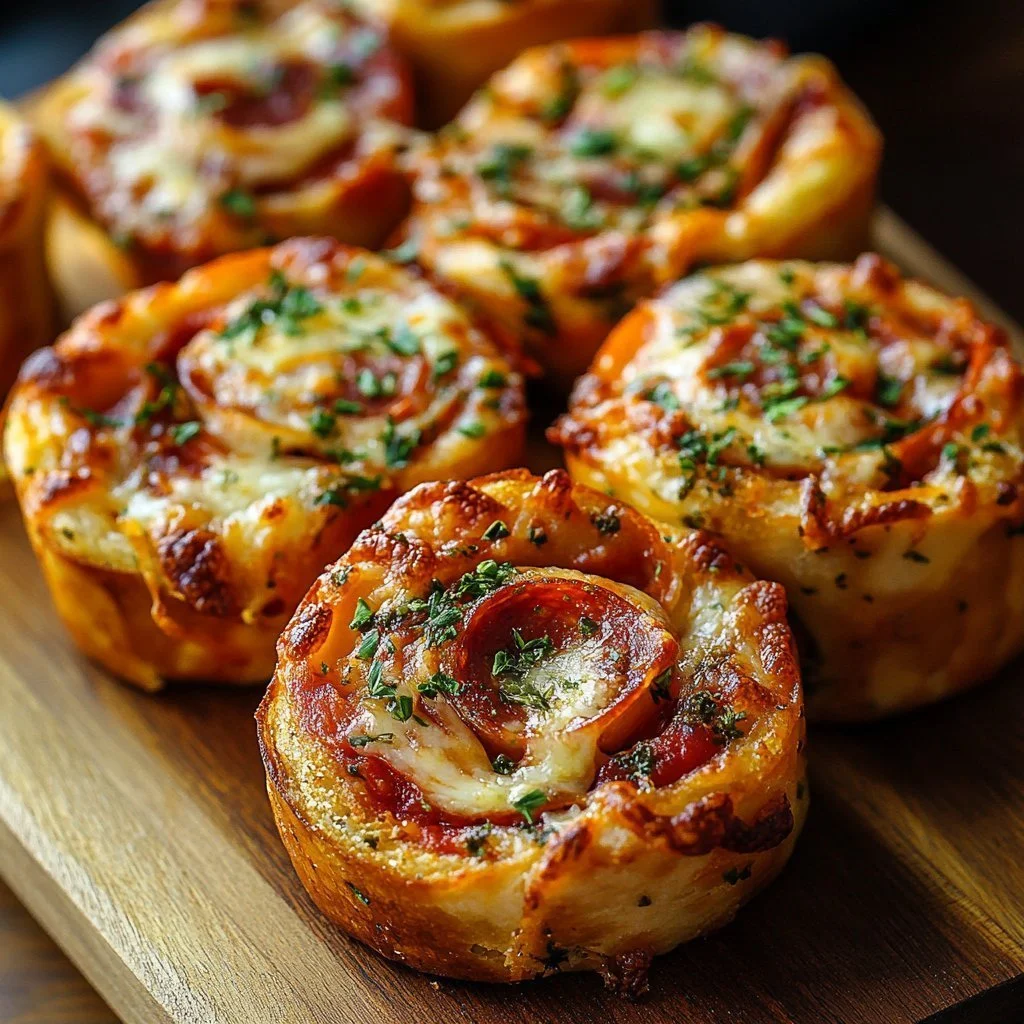 Tortilla wrapped pizza rolls served on a plate, perfect for snacks.
