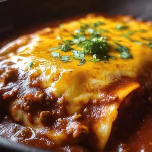 Delicious wet ground beef burrito loaded with flavorful toppings and sauces